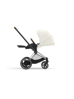 Cybex ePriam yhdistelmävaunut ja turvakaukalo (Chrome/Brown)