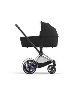 Cybex ePriam yhdistelmävaunut ja turvakaukalo (Chrome/Brown)