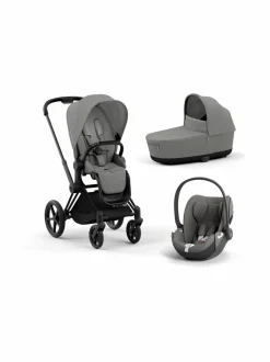 Cybex Priam 4 yhdistelmävaunut ja turvakaukalo (Matte/Black)