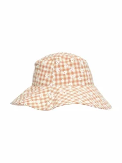 Daisy Gingham- käännettävä hattu