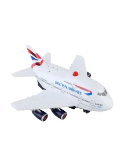 DARON British Airways-lentokone valoilla ja äänillä, 13 cm