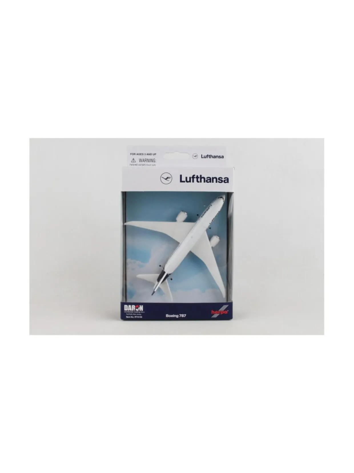 DARON Lufthansa 787, metallinen lentokone 15,5 cm