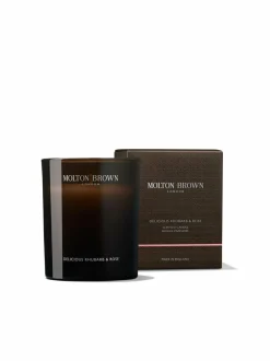 Delicious Rhubarb & Rose Luxury Candle -tuoksukynttilä