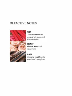 Delicious Rhubarb & Rose Luxury Candle -tuoksukynttilä