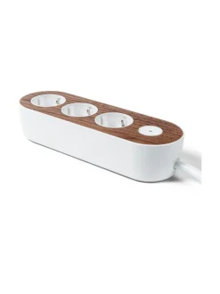 Design Jatkojohto, 2m - Pähkinä