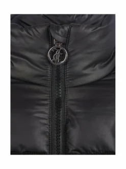 Diamante Stripe Short Puffa -takki