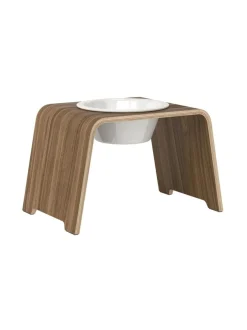 dogBar® Single korotettu ruokakuppi - Pähkinä