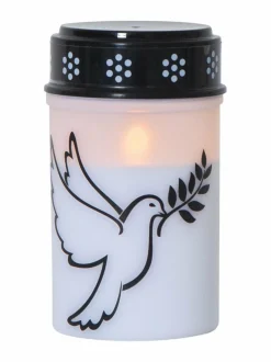 Dove LED -kynttilä 7,5 x 7,5 x 12,5 cm