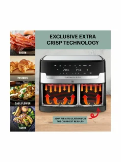Dual Easy Fry & Grill Air Fryer -kiertoilmakeitin, 8.3L
