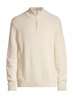 Elias halfzip fisherman -neule