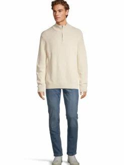 Elias halfzip fisherman -neule