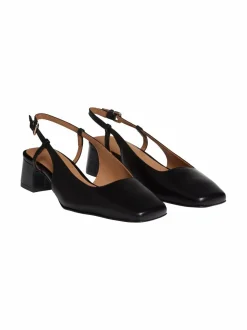 Elin heel slingback -nahka-avokkaat