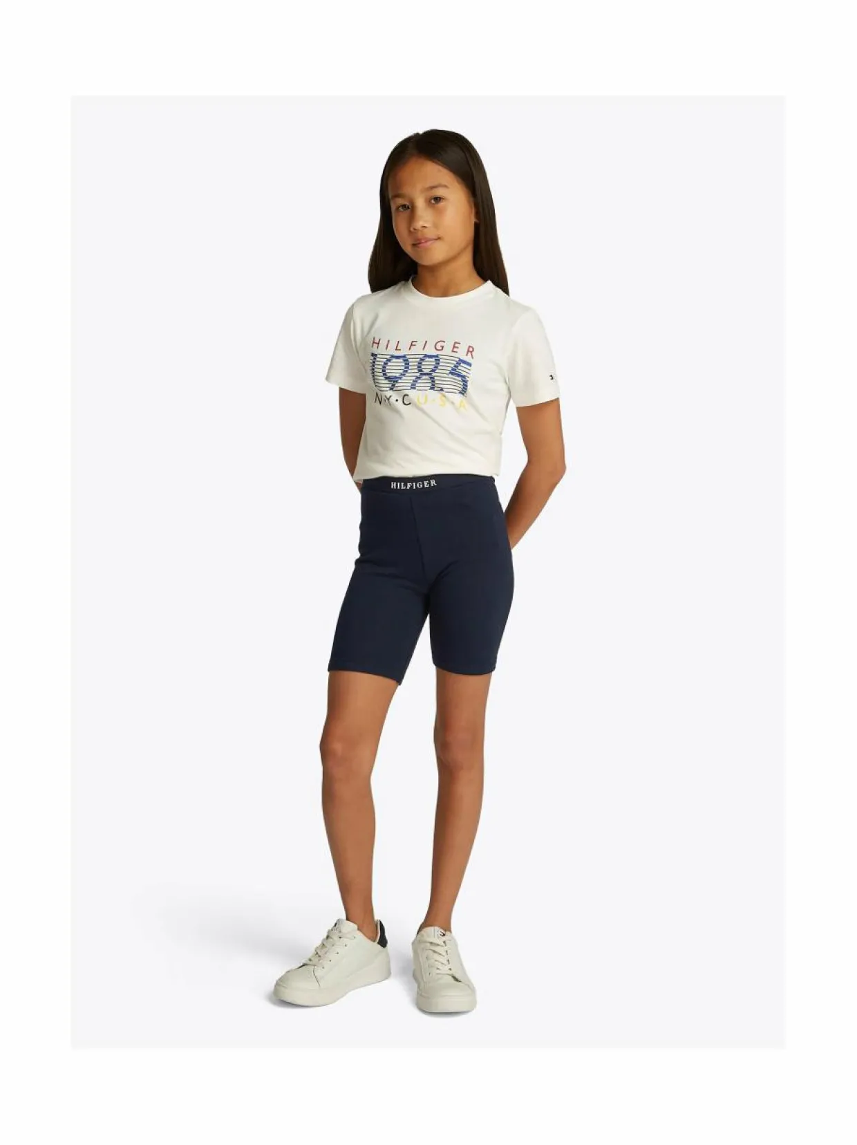 Essential Logo -pyöräilyshortsit