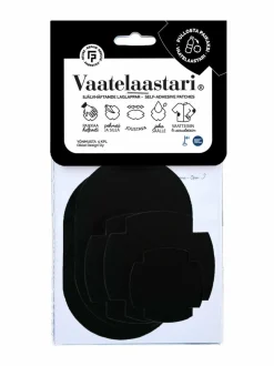 FabPatch Yönmusta -vaatelaastari 5 kpl