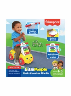 FISHER-PRICE Little People Potkuauto soittimilla