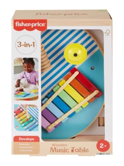 FISHER-PRICE puinen musiikkipöytä