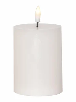 Flamme Charge LED -pöytäkynttiläsetti 10 cm + 12,5 cm + 15 cm