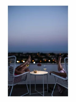 Fleur Burgundy -pöytävalaisin