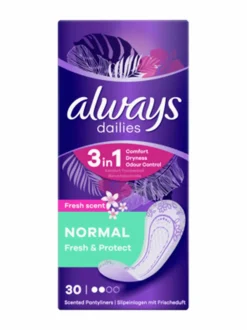 Fresh & Protect Normal Fresh Scent -pikkuhousunsuoja 30 kpl