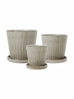 Frida- ruukku ja aluslautanen 16 x 15 cm