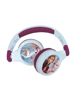 FROZEN taitettavat 2in1 Bluetooth kuulokkeet äänenvoimakkuuden rajoittimella