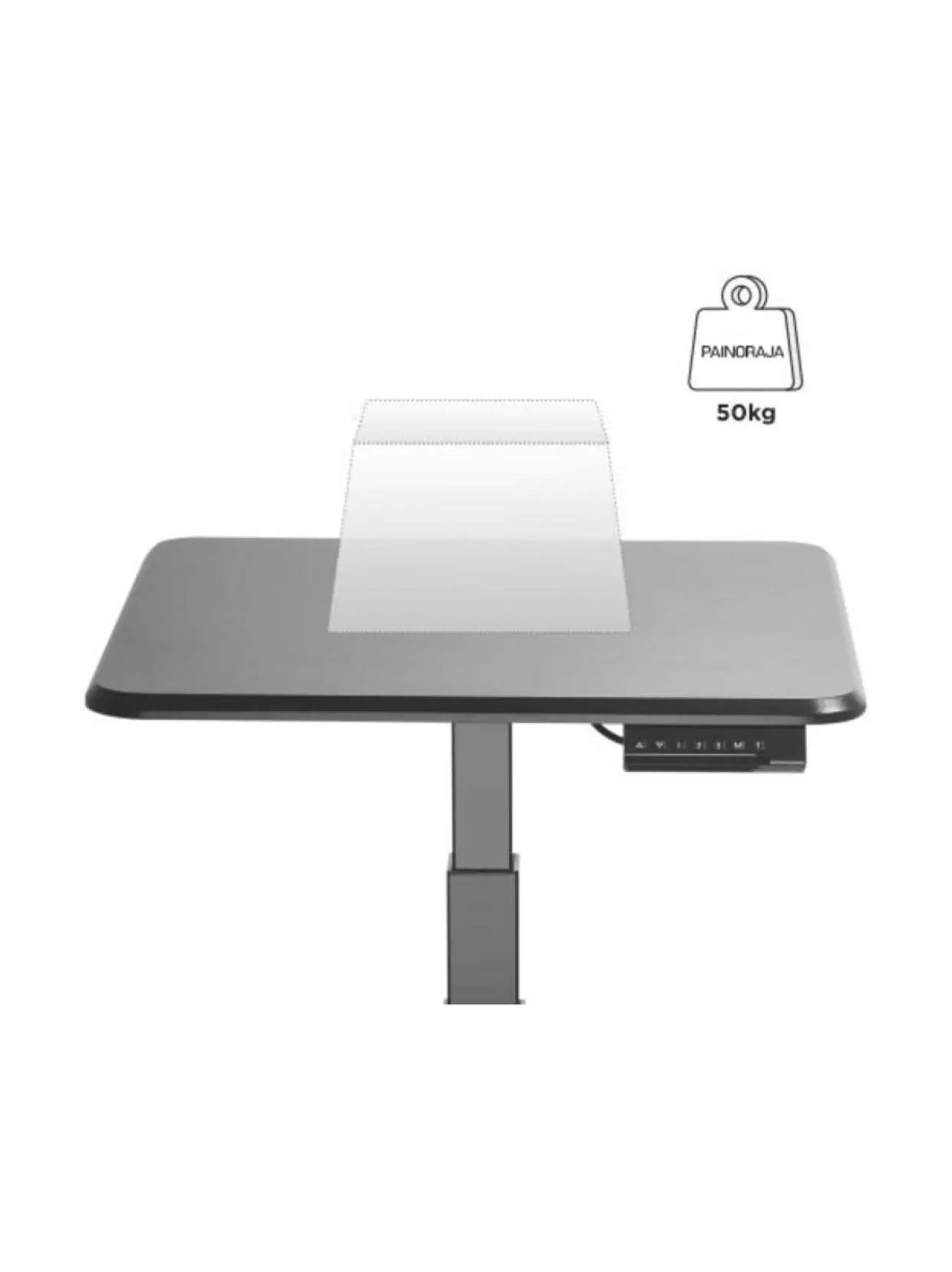 GetUpDesk Single sähkösäädettävä työpöytä