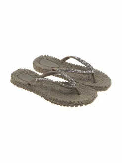 Glitter-varvassandaalit