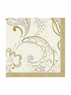 Golden Graze Cream -servetit 24 cm, 20 kpl