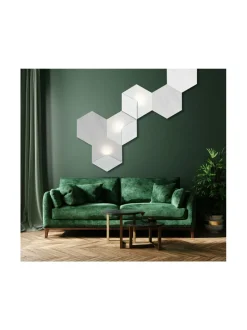 Heksagon valoelementti 3+3 harmaasävyt