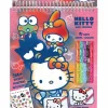 HELLO KITTY Värityslehtiö ja kyniä