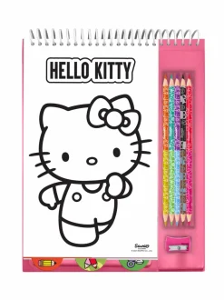 HELLO KITTY Värityslehtiö ja kyniä