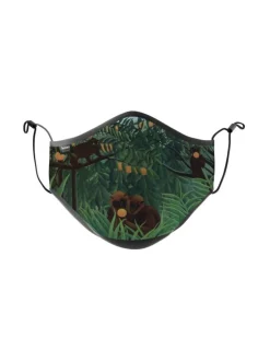 Henri Rousseau Monkeys in the Jungle - Kasvomaski