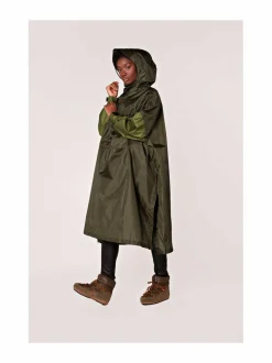 Herringbone-sadeponcho