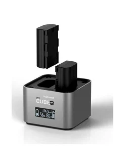 Hähnel proCUBE2 Twin Charger tuplalaturi (Olympus)