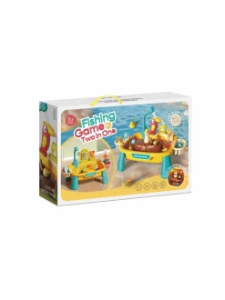 HOOGAR Leikkisetti Toimiva astianpesukone & kalastussetti