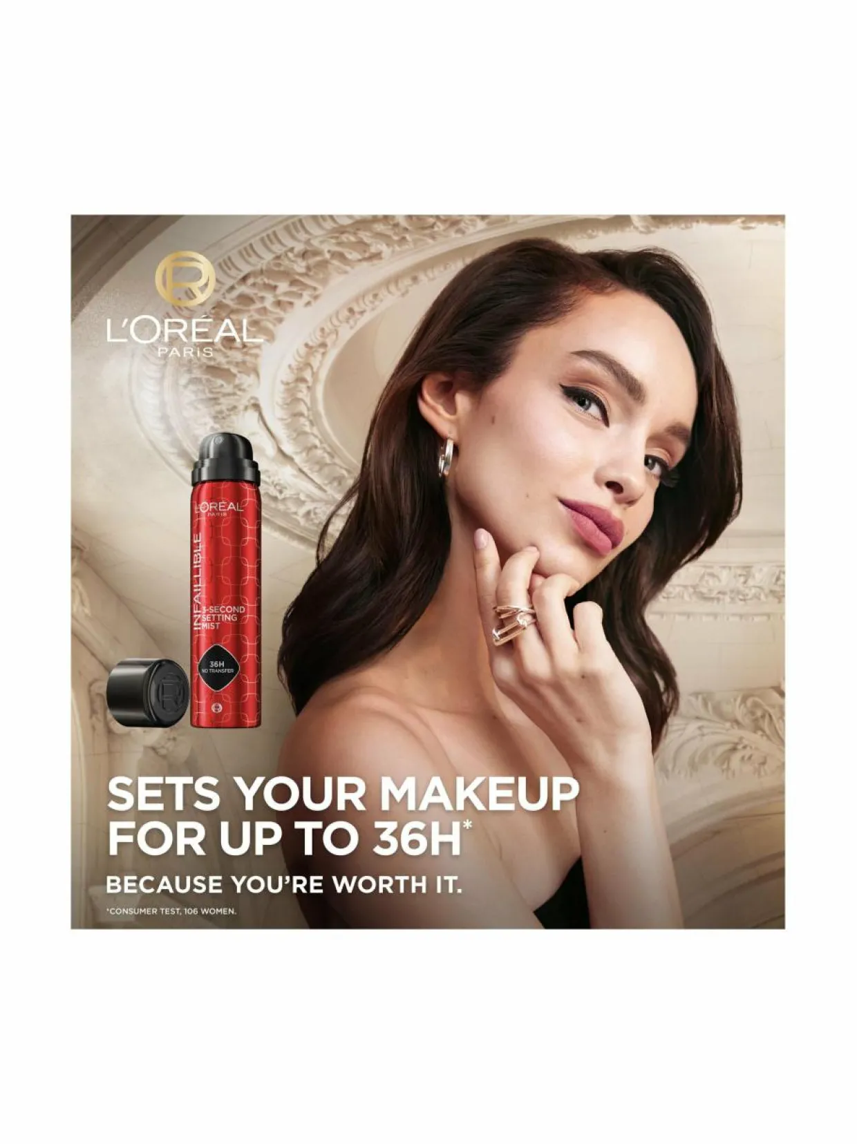 Infaillible 3-Second Setting Mist -meikinkiinnityssuihke 75 ml