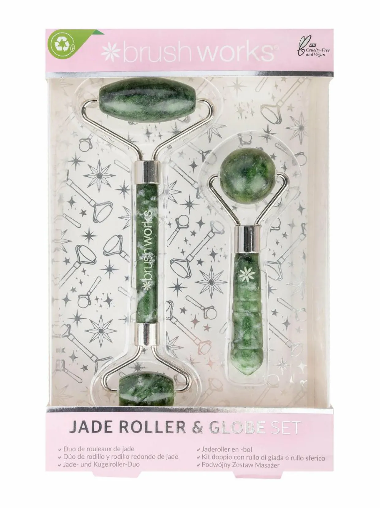Jade Roller & Globe Set -lahjapakkaus