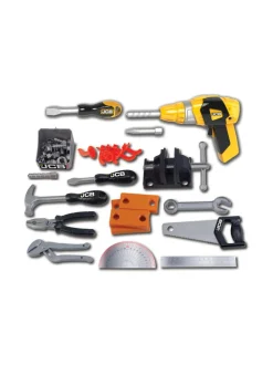 JCB Leikkisetti Työkalupenkki ja -salkku