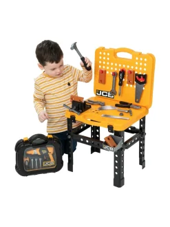 JCB Leikkisetti Työkalupenkki ja -salkku