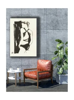 Jenniemilia Design, MOSS voimanainen canvas -taulu 70x120cm