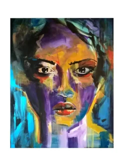 Jenniemilia Design, WILMA voimanainen canvas -taulu 80 x 100 cm