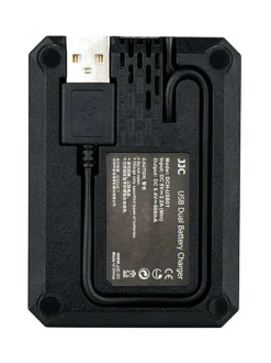 JJC DCH-LPE17 USB Dual Battery Charger -tuplalaturi (Canon LP-E17)