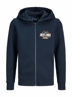 JjElogo Zip -hupullinen collegetakki