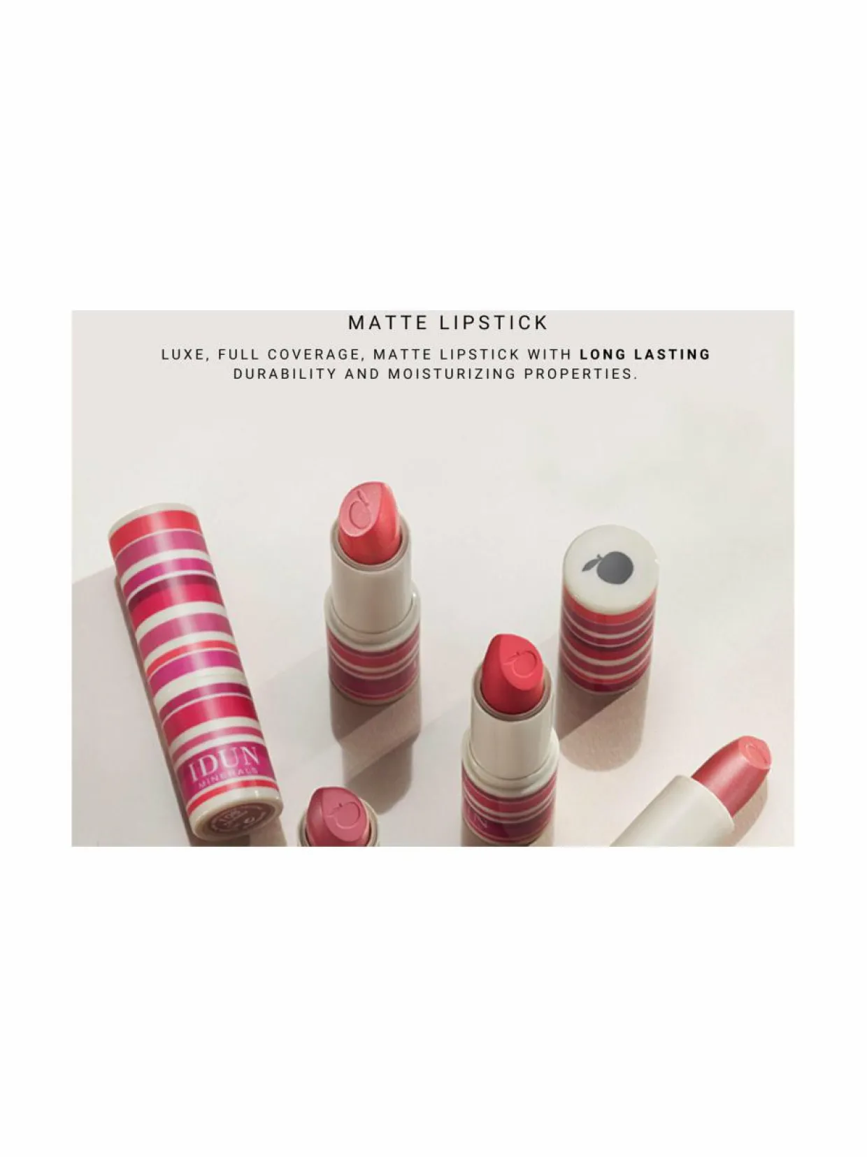 Jordgubb Lipstick -mattahuulipuna