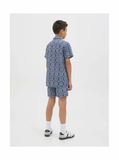 JorSeersucker-kauluspaita