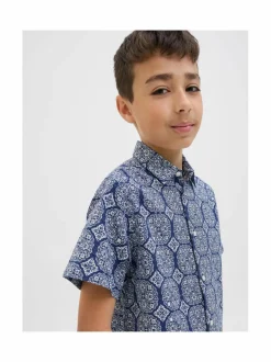 JorSeersucker-kauluspaita