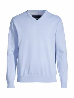 Julian V-neck -puuvillaneule