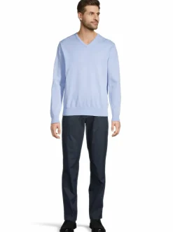 Julian V-neck -puuvillaneule