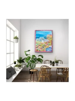 Kaisaniemen keidas, 100x80 akryylimaalaus, Pia Rydman