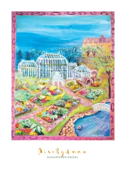 Kaisaniemen keidas, 100x80 akryylimaalaus, Pia Rydman